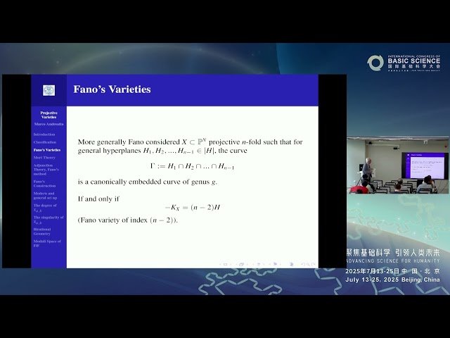 Gino Fano in Modern Projective Geometry