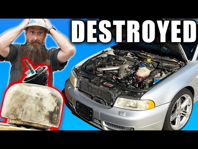 Audi B5 S4 Engine Mount Failure - Diagnosis and Repair