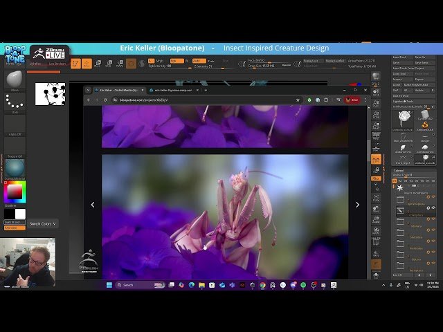 Insect Inspired Creature Design - ZBrush 2025