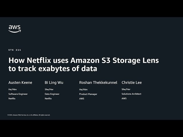 How Netflix Uses Amazon S3 Storage Lens to Track Exabytes of Data