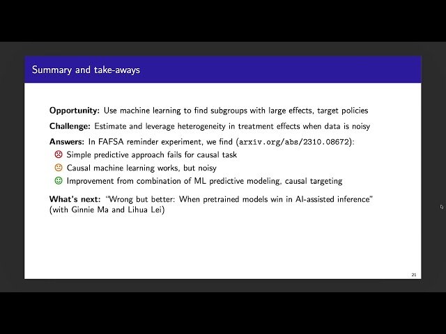 Machine Learning Who to Nudge - Causal vs Predictive Targeting in a Field Experiment on Student Financial Aid