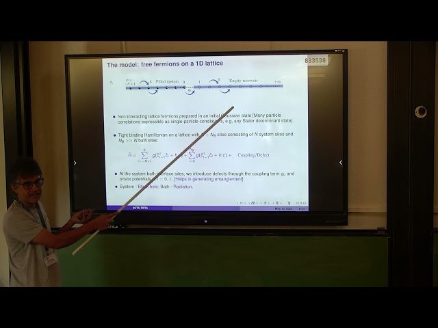 Page Curve Entanglement Dynamics of a Gas of Freely Expanding Non-Interacting Fermions