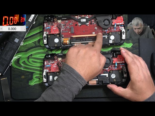 ASUS ROG Ally X Game Console Repair - Not Charging, Battery Circuit and Coils Measurement