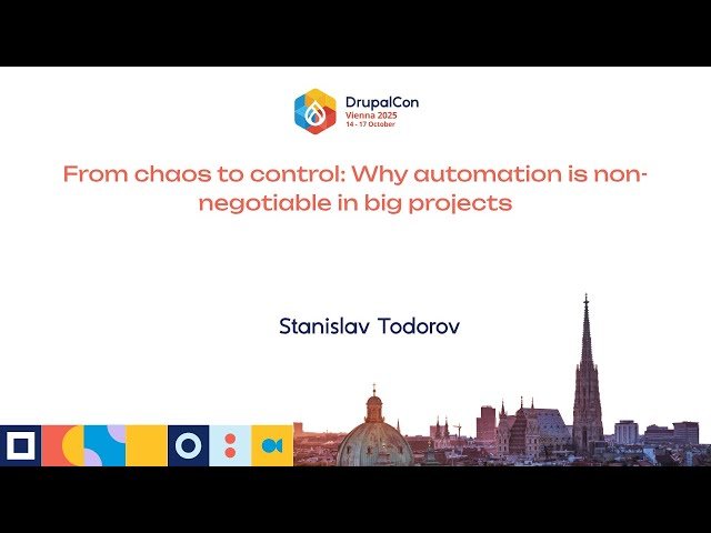 From Chaos to Control - Why Automation Is Non-Negotiable in Big Projects