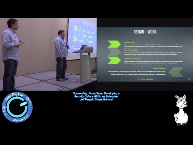 Square Peg Round Hole - Developing a Security Culture Within an Enterprise