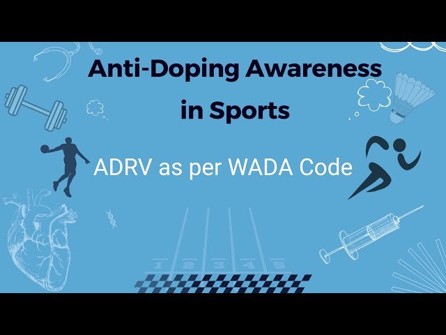 Anti-Doping Rule Violations as per World Anti-Doping Agency Code