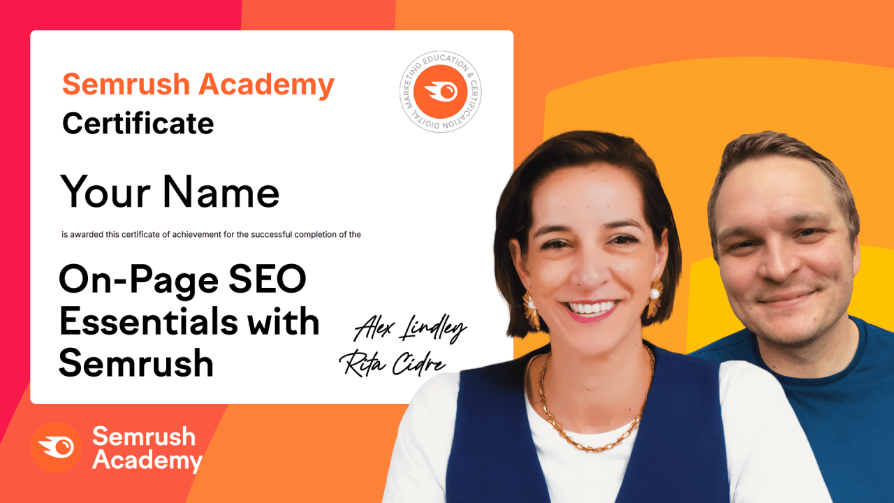 On-Page SEO Essentials with Semrush