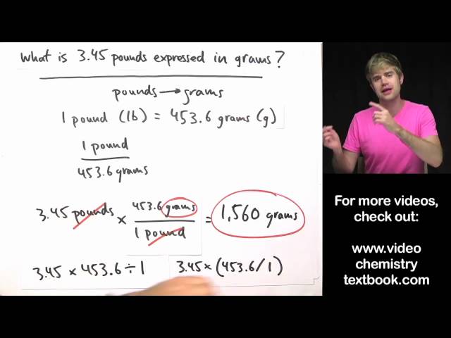 Unit Conversion - Factor Label Method