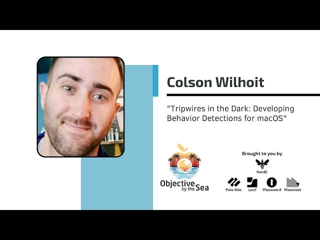 Tripwires in the Dark: Developing Behavior Detections for macOS