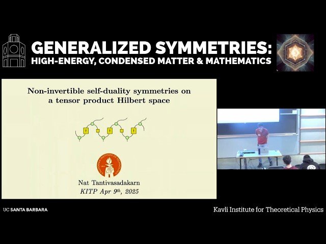 Non-invertible Self-duality Symmetries on a Tensor Product Hilbert Space