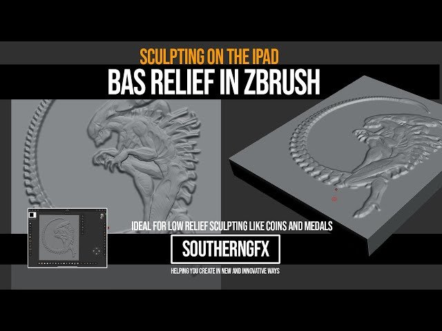 Creating BAS Relief in ZBrush for iPad