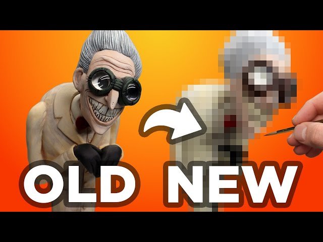 WHAT A DIFFERENCE - Remaking an OLD Sculpture 6 Years Later