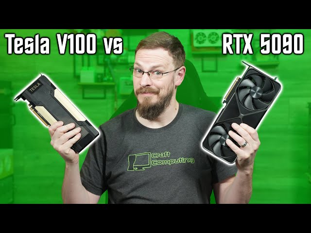 Is the Nvidia Tesla V100 Still Good for AI - Inspur DGX V100 vs RTX 5090