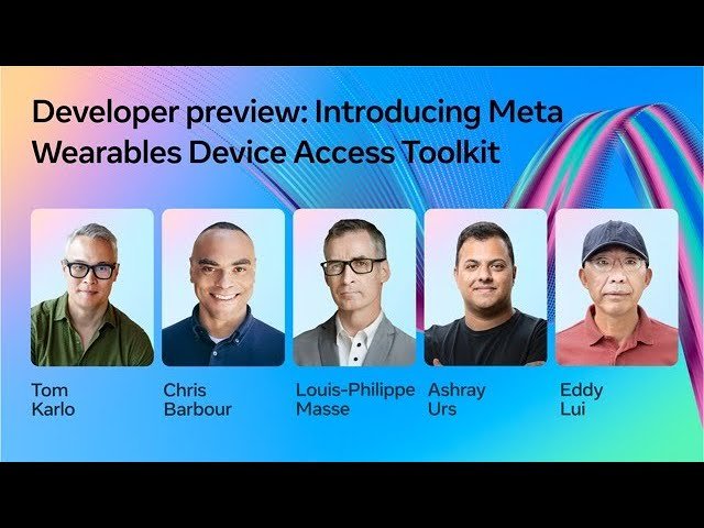 Developer Preview - Introducing Meta Wearables Device Access Toolkit