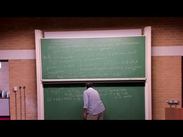 Hyperbolic and Elliptic Commensurations