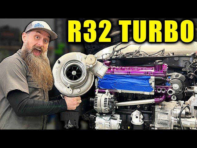 Turbo Installation on MK4 R32 VR6 - Building Toward 500 Wheel Horsepower
