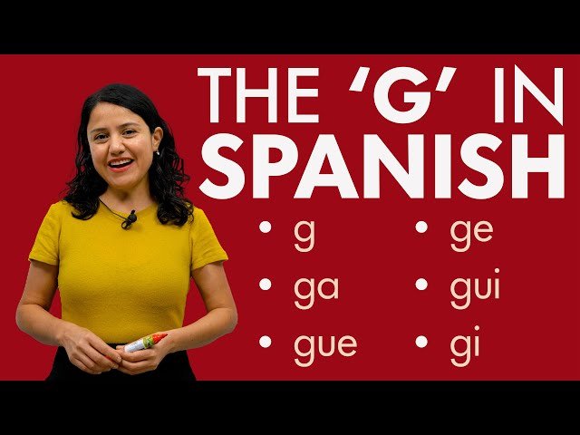 The "G" and "GU" Sounds in Spanish - Complete Pronunciation Guide