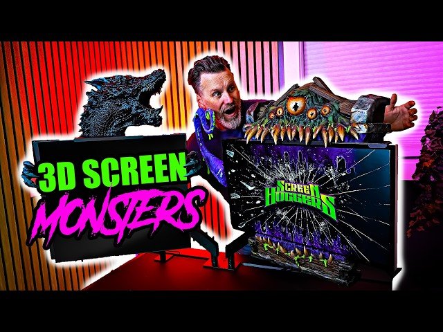 3D Printing ScreenHuggers - Monster Computer Monitor Accessories