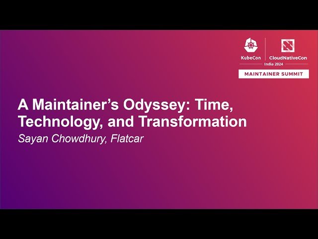A Maintainer's Odyssey: Time, Technology, and Transformation in Flatcar Container Linux