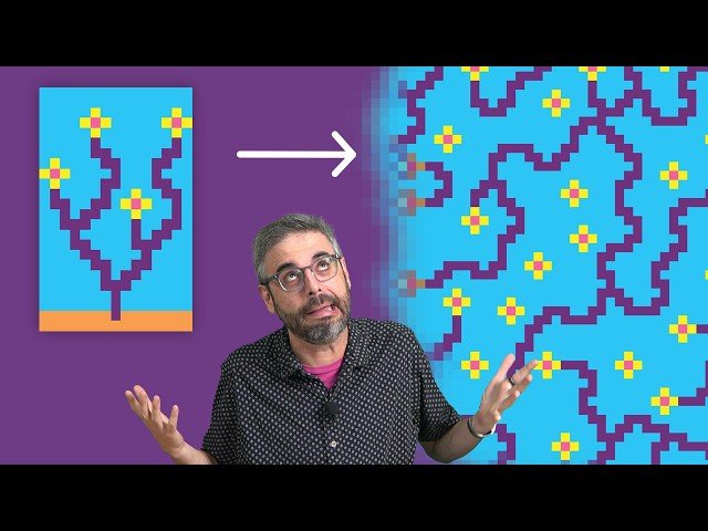 Wave Function Collapse Algorithm - Overlapping Model Implementation in JavaScript
