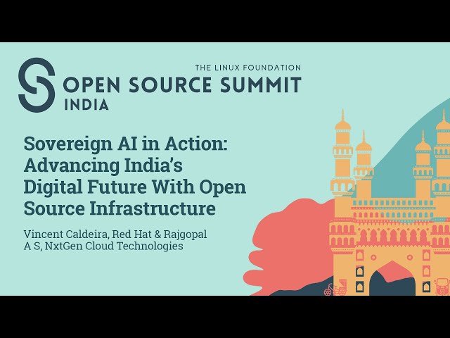 Sovereign AI in Action - Advancing India's Digital Future With Open Source Infrastructure
