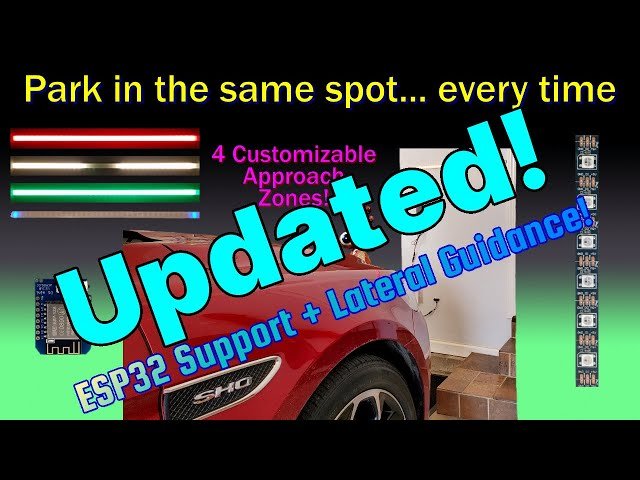 ESP32 Parking Assistant Upgrades - Lateral Guidance and Distance Sensing