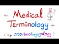 Medical Terminology - Prefix, Root, Suffix for EMS, MBBS, Nursing, and Medicine