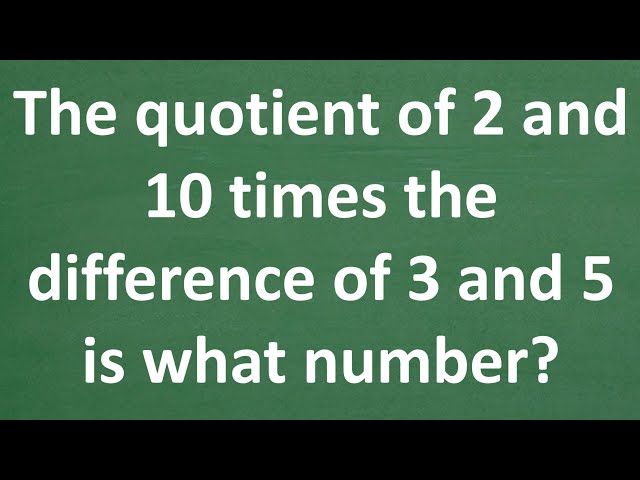 Translating Worded Math Expressions - Order of Operations Challenge