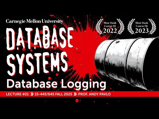 Write-Ahead Logging and Shadow Paging - CMU Intro to Database Systems - 21