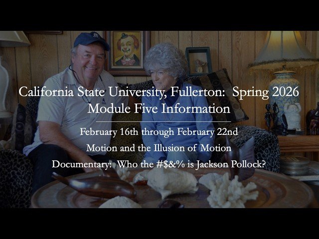 Art 101: Introduction to Art Concepts and History - Module 5