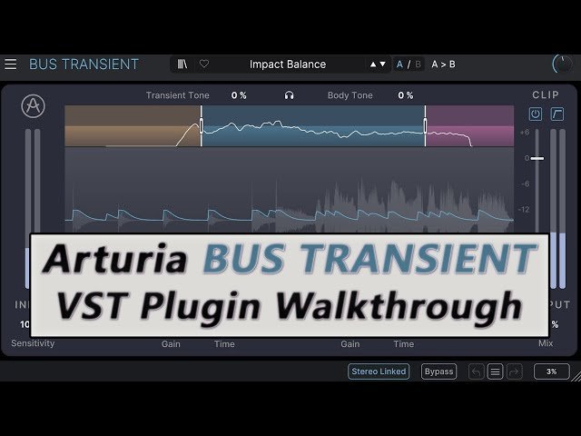 Arturia Bus Transient VST Plugin Walkthrough