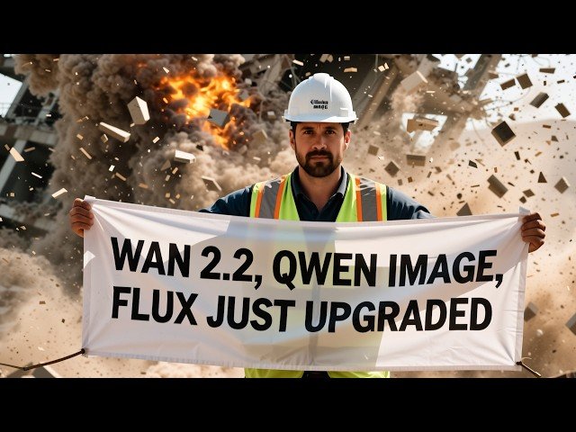 Wan 2.2, FLUX and Qwen Image Upgraded - Ultimate Tutorial for Open Source SOTA Image and Video Generation Models