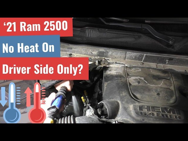 High Mileage 2021 Ram 2500 6.4 HEMI - No Heat on Driver Side - Blend Door or Clogged Heater Core