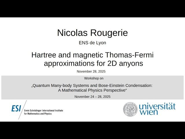 Hartree and Magnetic Thomas-Fermi Approximations for 2D Anyons
