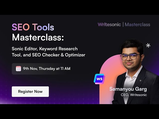 Revolutionize Your SEO Game with Writesonic's New AI SEO Tools