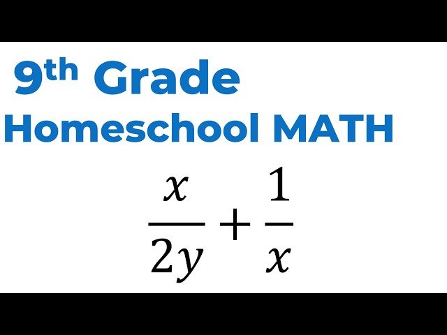 Is Your 9th Grade Homeschooler On Track in Algebra - Try This Problem