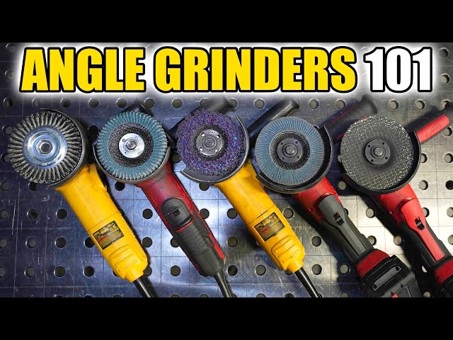 Angle Grinder Basics - How to Use an Angle Grinder