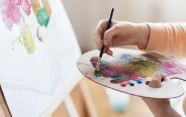 Virtual Acrylic Painting (BYO Materials) (Team Building)