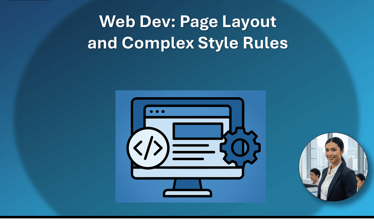 Web Dev: Page Layout and Complex Style Rules