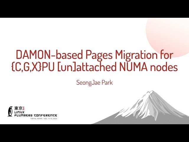 DAMON-Based Pages Migration for CPU, GPU, and XPU Attached and Unattached NUMA Nodes