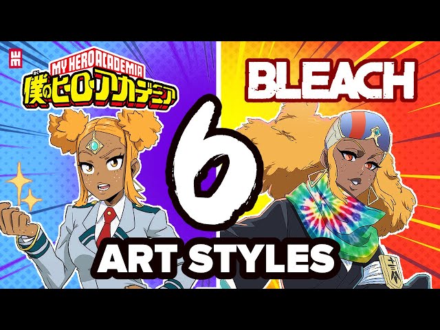 Drawing Original Characters in 6 Anime Art Styles