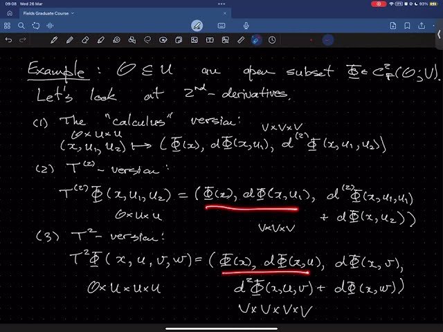 Infinite-Dimensional Analysis and Differential Geometry - Lecture 22