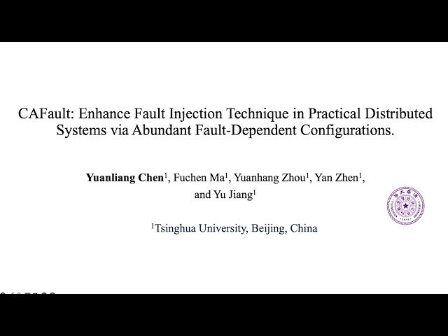 CAFault - Enhance Fault Injection Technique in Practical Distributed Systems via Abundant Fault-Dependent Configurations