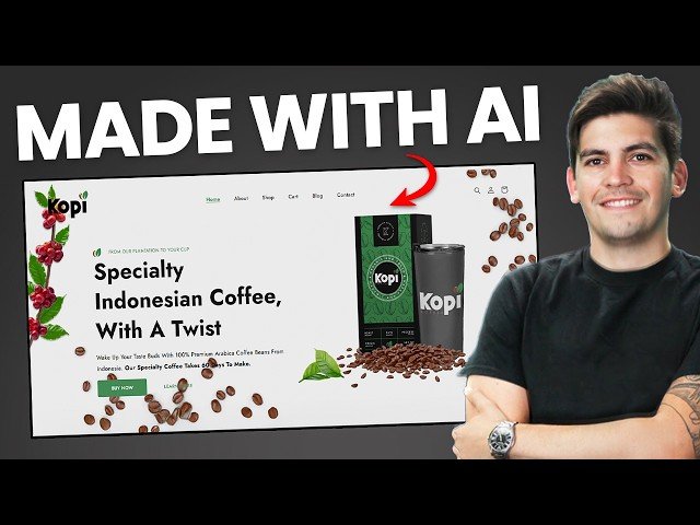 How to Easily Create an eCommerce Website With AI