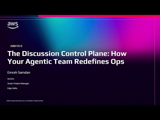 The AI Discussion Control Plane - How Your Agentic Team Redefines Ops