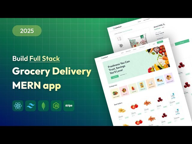 Create Full Stack Grocery Delivery Website Using MERN Stack - Placement Project In React JS