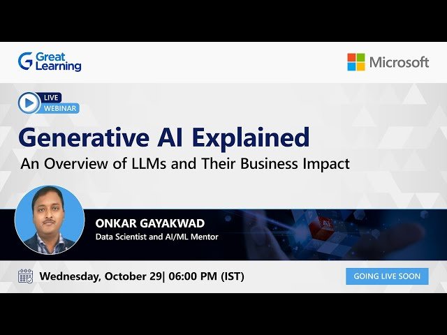 Generative AI Explained - An Overview of LLMs and Their Business Impact
