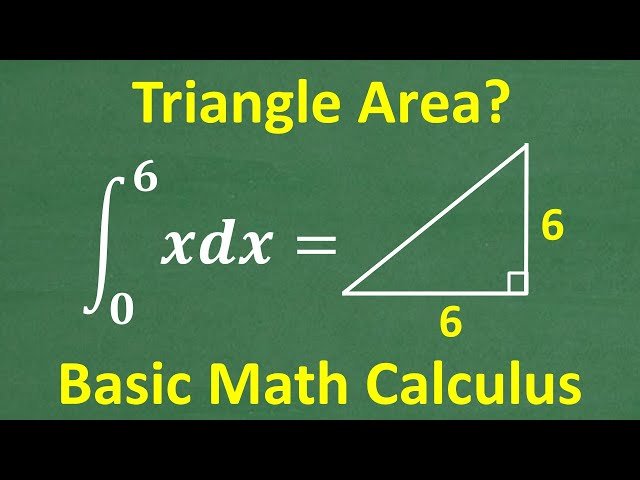 Free Video: Basic Math Calculus - Finding the Area of a Triangle Using ...