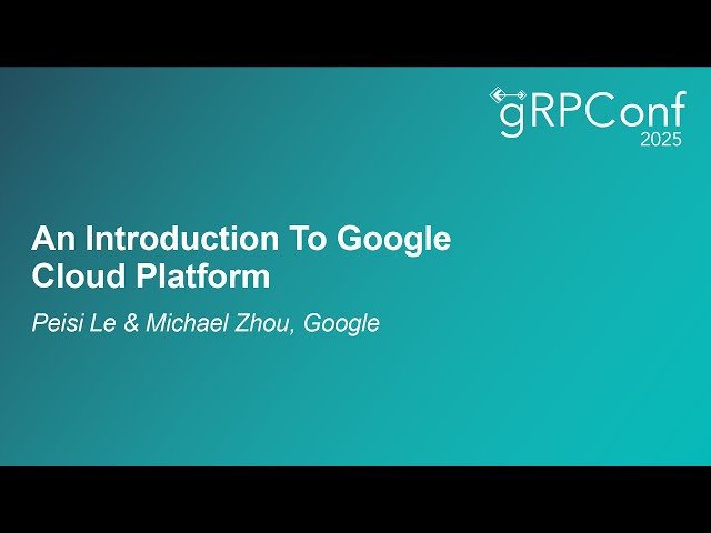 An Introduction to Google Cloud Platform