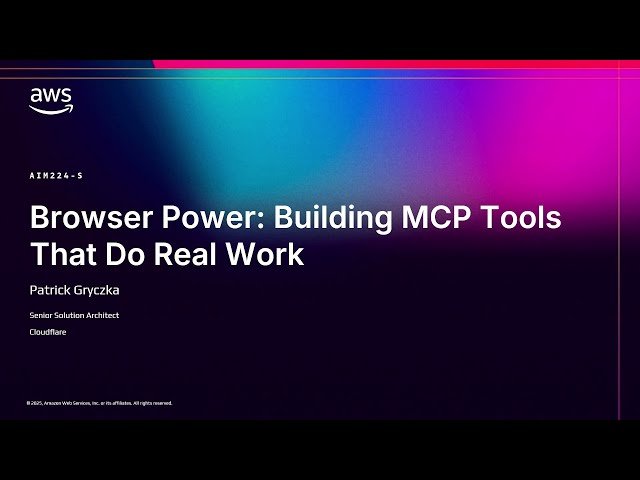 Browser Power - Building MCP Tools That Do Real Work